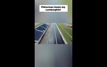 Lamborghini ''pescado'' à linha em 'drag race' insólita