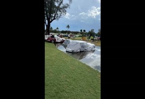Tempestade em Miami ''afoga'' dezenas de ''clássicos'' e super carros