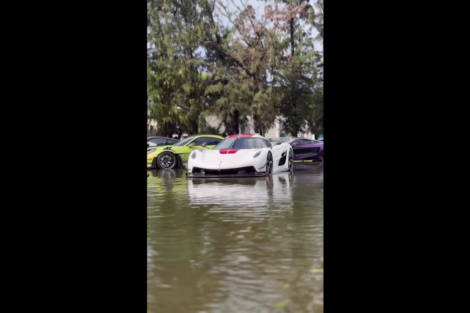 Tempestade em Miami ''afoga'' dezenas de ''clássicos'' e super carros