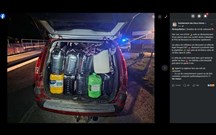 Caricato: tenta roubar 1.200 litros de gasóleo para ''atestar'' monovolume