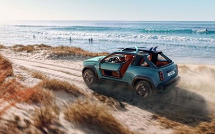 'Buggy' ou 'pick-up'? Renault 4 JP4x4 Concept é uma paixão para a praia!