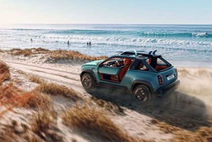 'Buggy' ou 'pick-up'? Renault 4 JP4x4 Concept é uma paixão para a praia!