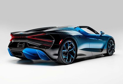 Inédito Bugatti W16 Mistral Fly Bug assume a ''beleza'' duma libélula 