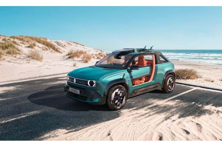 'Buggy' ou 'pick-up'? Renault 4 JP4x4 Concept é uma paixão para a praia!