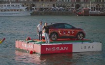 Um Nissan Leaf andou a ''nadar'' no Douro durante o Air Invictus