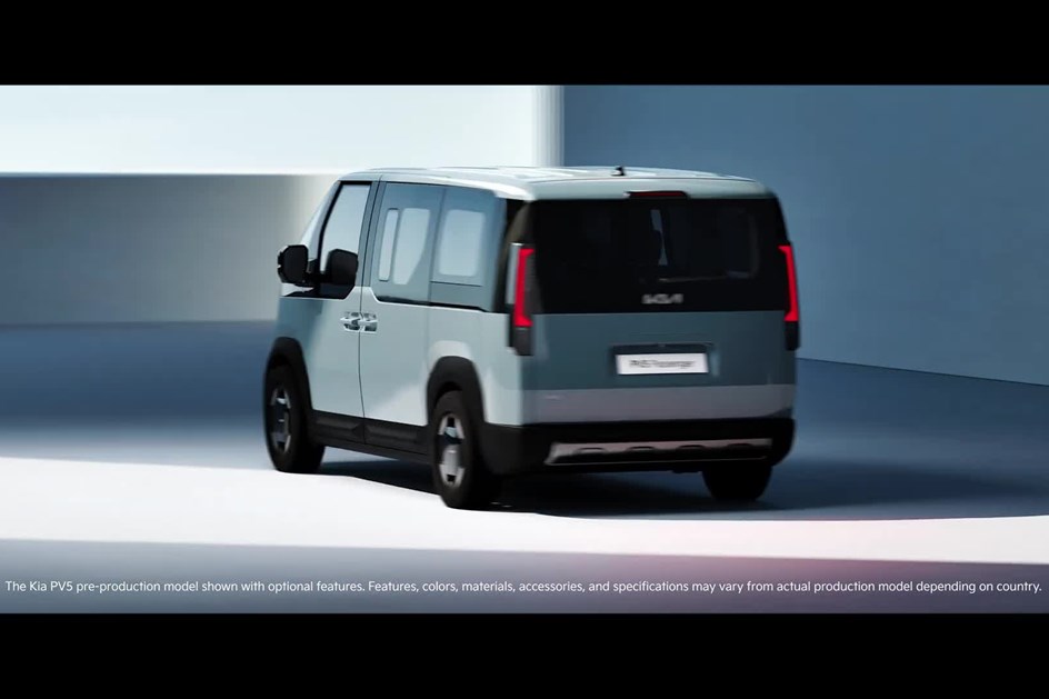 Kia PV5 Passenger ainda mais ''familiar'' com seis ou sete lugares