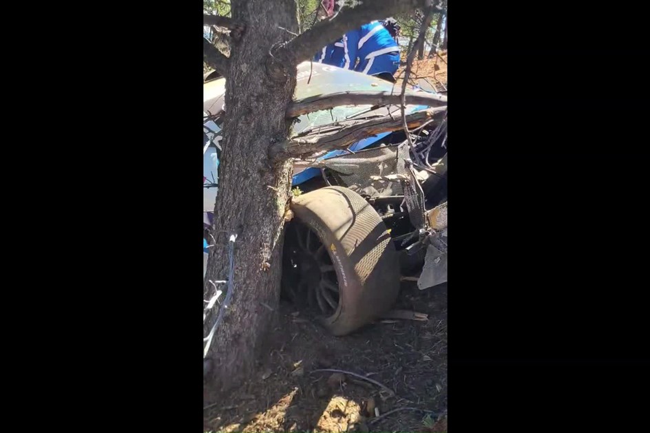 Despiste aterrorizante: Ligier levanta voo na rampa de Pikes Peak