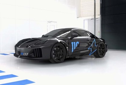 Alpine A110 Future mostra-se antes da estreia em Goodwood