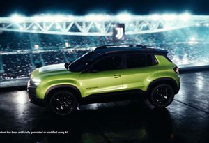 I.A. ''pendura'' Jeep Avenger no estádio da Juventus