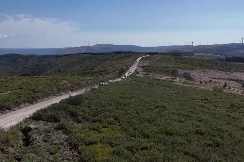 Peregrinos ''motorizados'' rumam a Santiago de Compostela