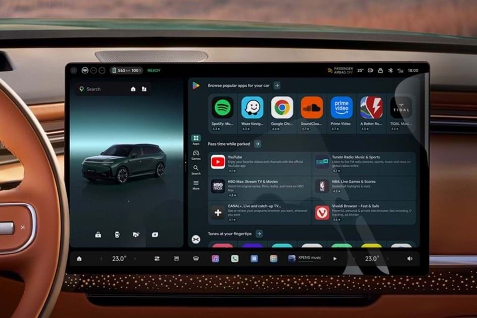 Gama Xpeng vai integrar Google Play de origem